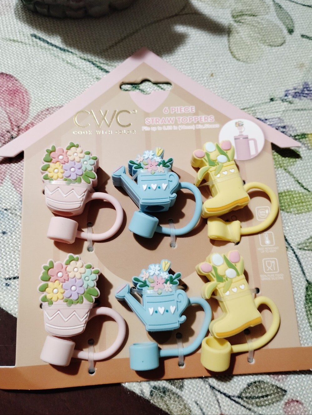 CWC 6-piece straw topper set - Picture 7 of 9